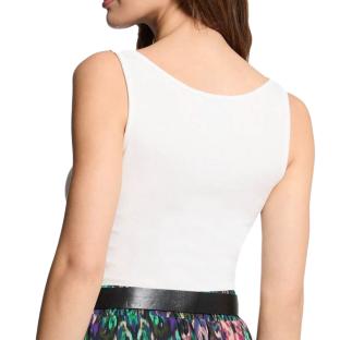 Débardeur Blanc Femme Morgan DOUBI vue 2