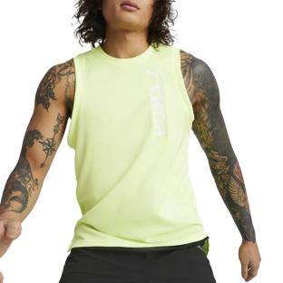 Débardeur de Sport Jaune Fluo Homme Puma Fit Ultrabreath vue 0