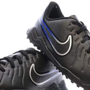 Chaussures de Foot Noir/Bleu Junior Nike Legend 10 Club TF vue 7
