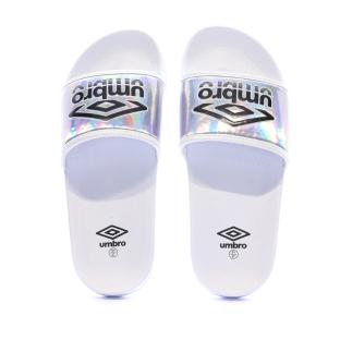 Claquettes Blanches Femme Umbro Um Tilio vue 0