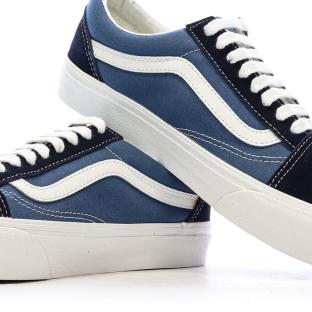 Baskets Bleu/Marine Homme Vans Old Skool Marshmallow vue 7