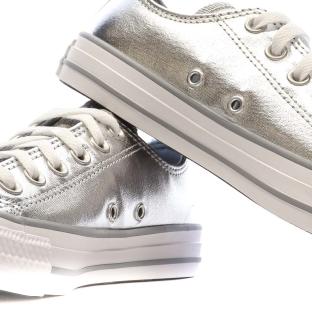 Baskets Argentées Femme Converse Chuck Taylor All Star A05433C vue 7