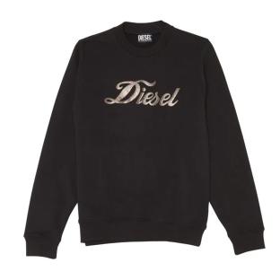 Sweat Noir Femme Diesel Felpa pas cher