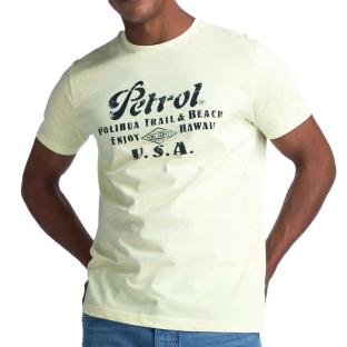 T-shirt Jaune Homme Petrol Industries TSR600 pas cher