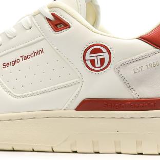 Baskets Blanche/Rouge Homme Sergio Tacchini  Milano vue 7