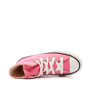 Baskets Roses Fille Converse All Star High vue 4