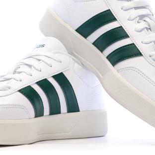 Adidas Breaknet 3.0 Men’s White/Green Trainers Photo of the Espace des Marques %store% store - view of %key%