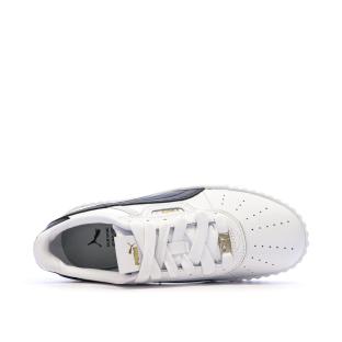 Baskets Blanc/Noir Femme Puma Carina 3.0 Luxe vue 0