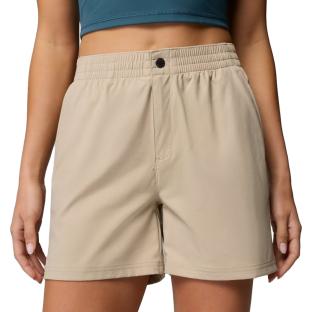 Short de Randonnée Beige Femme Columbia Cedar Crest vue 0