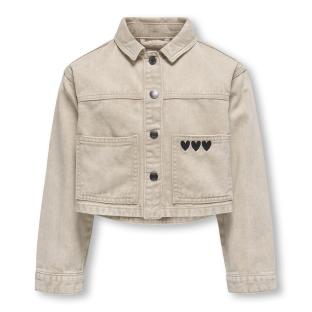 Veste Beige Fille Kids ONLY Sophie vue 0