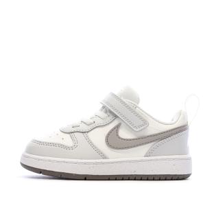 Baskets Grise Enfant Nike Court Borough Low Recraf pas cher