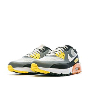 Baskets Grises/Orange Homme Nike Air Max 90 G vue 6