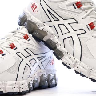 Chaussures de running Blanches/Marines Homme Asics Quantum vue 7