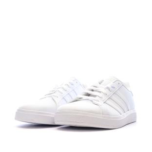 Baskets Blanches Mixte Adidas Grand Court 2.0 K vue 6