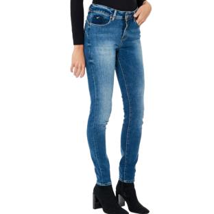Jean Slim Bleu Foncé Femme Kaporal pas cher