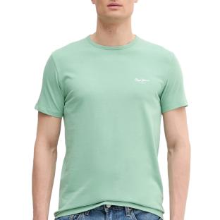 T-shirt Vert clair Homme Pepe Jeans Original Basic PM508212 vue 0