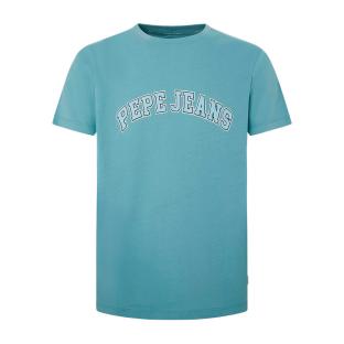 T-shirt Bleu Homme Pepe jeans Clement pas cher
