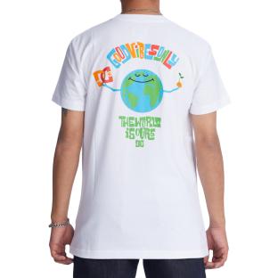 Camiseta blanca para hombre de DC Shoes «Our World» ver 0