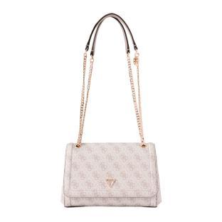 Sac à Bandoulière Blanc/Beige Femme Guess Noelle vue 0