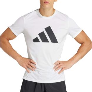 T-shirt Blanc/Noir Homme Adidas Run It pas cher