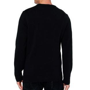 Pull Noir/Vert Homme Lacoste Tricot AH1952 vue 0
