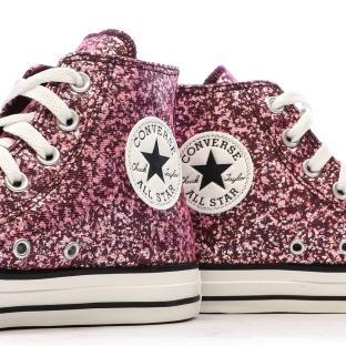 Baskets Rose Femme Converse Chuck Taylor All Star vue 7
