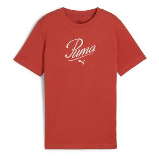 T-Shirt Terracotta Fille Puma Script vue 0