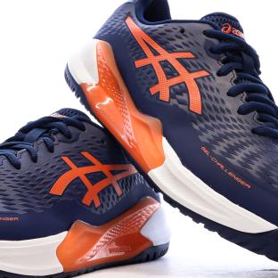 Chaussures de running Marine/Rouge Homme Asics Challenger vue 6