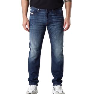 Jean Bleu Foncé Délavé Homme Diesel Buster A00893 vue 0
