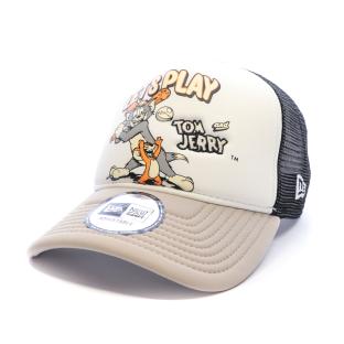 Casquette Grise Homme New Era Tom And Jerry Trucker Tomjer vue 0