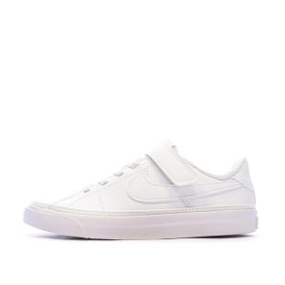Baskets Blanches Fille Nike Court Legacy pas cher