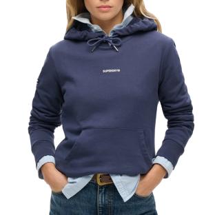 Sweat Marine Femme Superdry Plain Hood pas cher