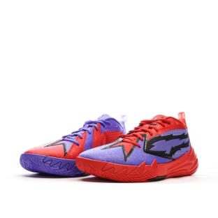 Chaussures de Basketball Violet/Rouge Homme Puma Scoot 1 PRED vue 6