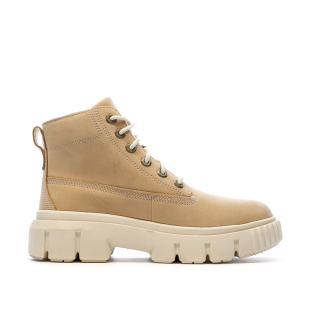 Bottines Beige Femme Timberland Greyfield Mid vue 2