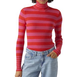 Pull Rose/Rouge Femme Vero Moda Maxine pas cher