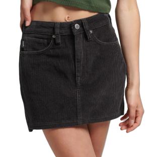 Jupe Noire Femme Superdry Vintage pas cher