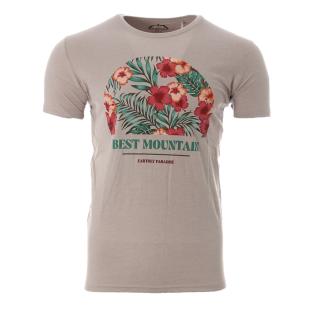 T-shirt Gris Homme Best Mountain 1006 pas cher