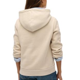 Sweat Beige Femme Superdry High Flyers Hood vue 2