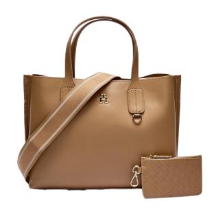 Sac Fourre Tout Camel Femme Tommy Hilfiger Distinct pas cher