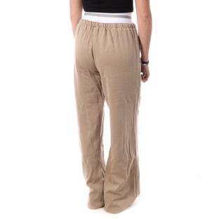 Pantalon Fluide Beige Femme Monday Premium Wide vue 2