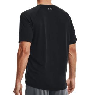 Maillot de sport Noir Homme Under Armour Tech 2.0 SS vue 2