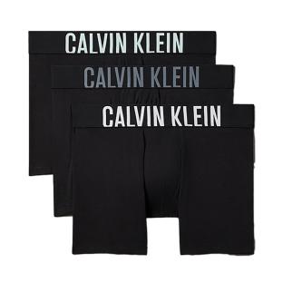 X3 Boxers Noir/Vert Homme Calvin Klein Jeans Boxer Brief vue 0