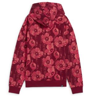 Sweat Rouge/Rose Femme Puma Aop vue 2