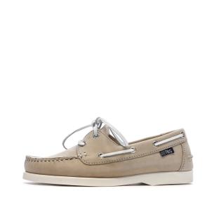 Women’s Beige TBS Bateau Cow Nubuck London Boat Shoes Photo of the Espace des Marques %store% store - view of %key%