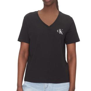 T-Shirt Noir Femme Calvin Klein Jeans LV047C906G vue 0
