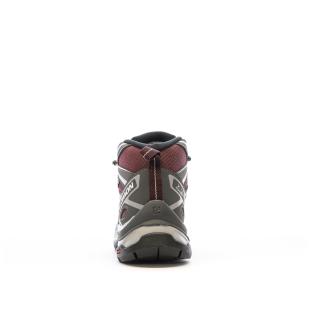 Chaussures de randonnée Grise/Bordeaux Femme Salomon Pioneer vue 3