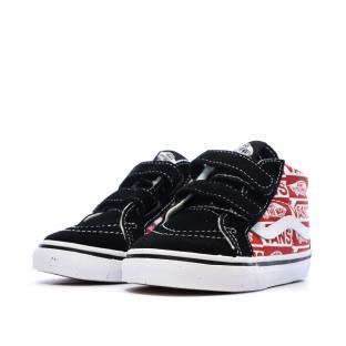 Baskets Rouge/Noir Enfant Vans Td Sk8-mid Reissue V Logo vue 6