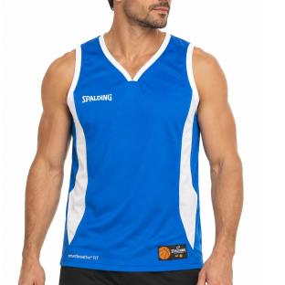 Débardeur Bleu/Blanc Homme Spalding Tank vue 0