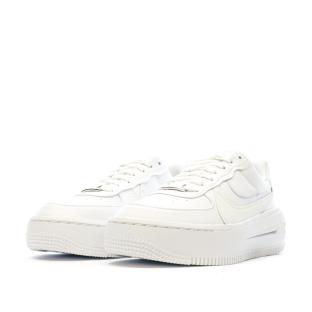 Baskets Blanches Femme Nike Air Force 1 Plateforme vue 6