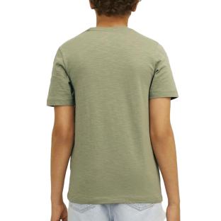 T-shirt Vert Garçon Jack & Jones Branding vue 2